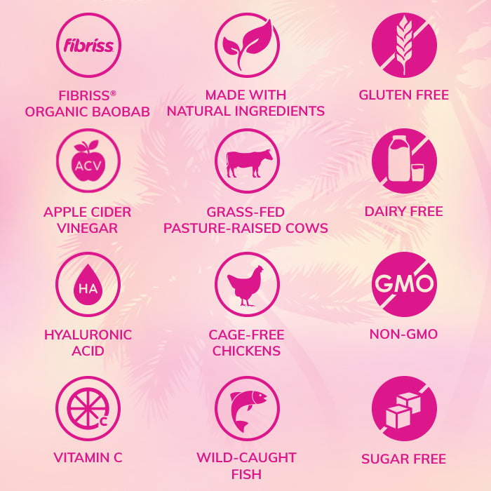 Super Youth Multi-Collagen Peptides + Organic Baobab and Probiotics Tropical Punch Flavor